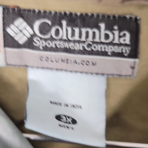 Columbia Canvas Big & Tall Gray Lightweight Shirt Jacket Casual Style - Picture 3 of 7